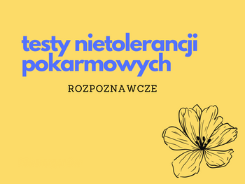 Test rozpoznawczy nietolerancji pokarmowych