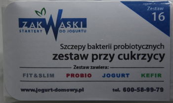 Cukrzyca - Zestaw bakterii probiotycznych  (nr 16)