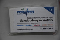 Odbudowa mikroflory Zestaw jogurtów nr 14 - dla odbudowy mikroflory